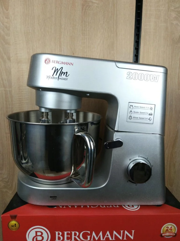 Robot Pétrin Double Crochet Bergmann 2000 W 6.2 L BSM-7005 – Image 2