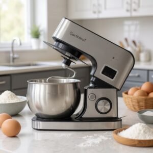 Pétrin inox 05L 1500W avec 03 Accessoires et afficheur LCD Multismart MS-SM3105