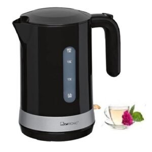 Bouilloire Électrique Sans Fil 1,8 L 2200 W Clatronic Wk3452 Noir