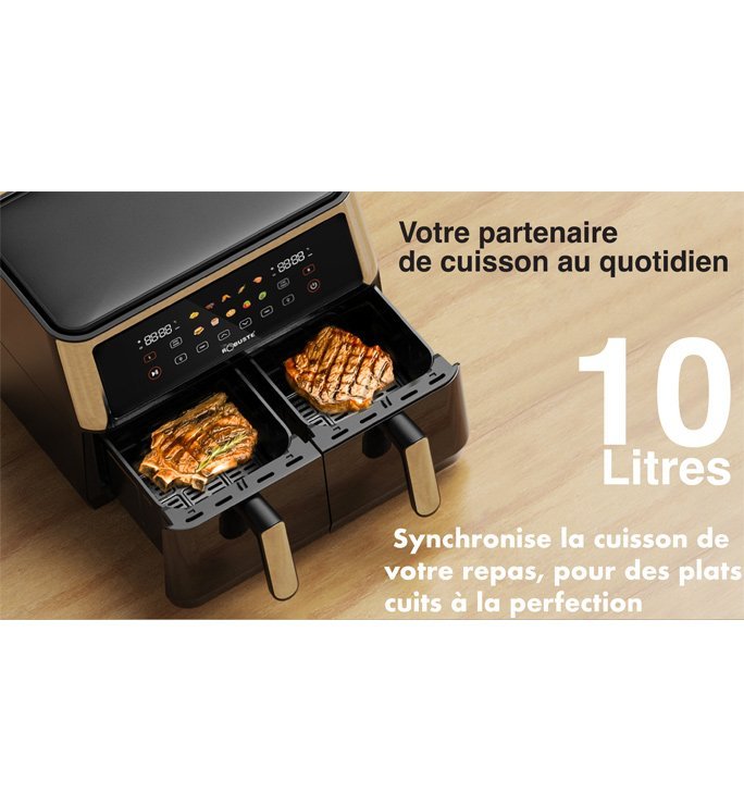 Airfryer 10 Litres 2850W Tactile Avec Fenêtre Robuste AF10 – Image 7
