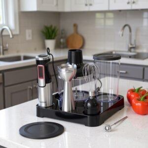 Mixeur Plongeant INOX Multifonctions 6 en 1 - 1200W ProTefal FY8020A