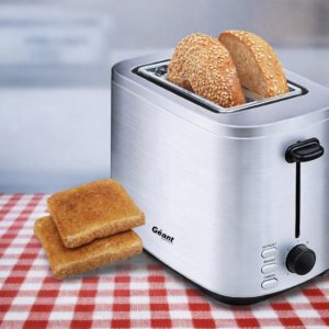 Grille pain inox avec 2 Tranche 870 W Geant GN-TAO1311-GS