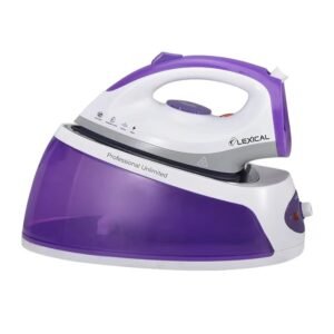 Centrale vapeur 2600W réservoir d'eau amovible de 1L 120g/min couleur mauve LEXICAL LSS-1101