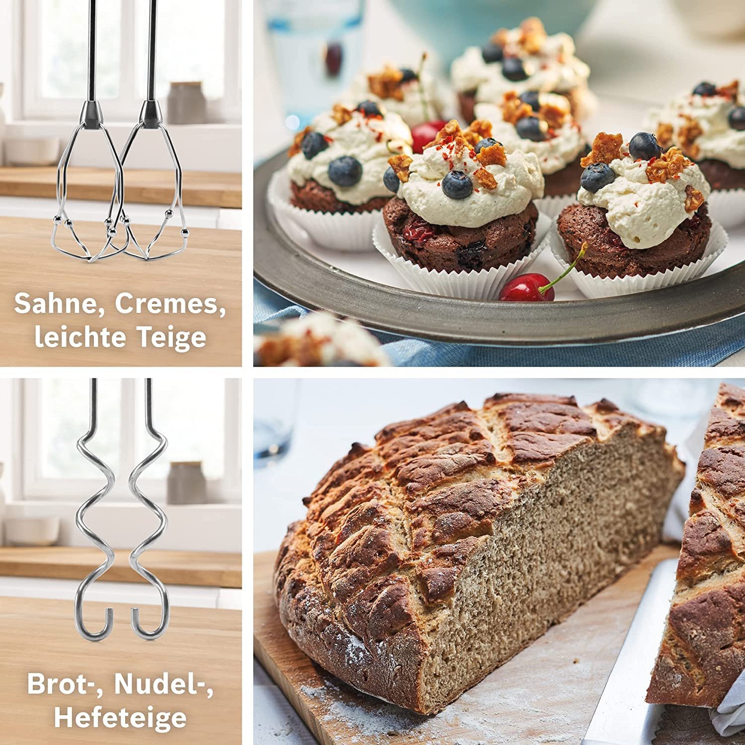 Batteur 450W Bosch MFQ2040 Noir – Image 2