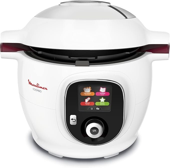 Cookeo Blanc Moulinex 180 recettes 1600W Original Ref CE85BA10