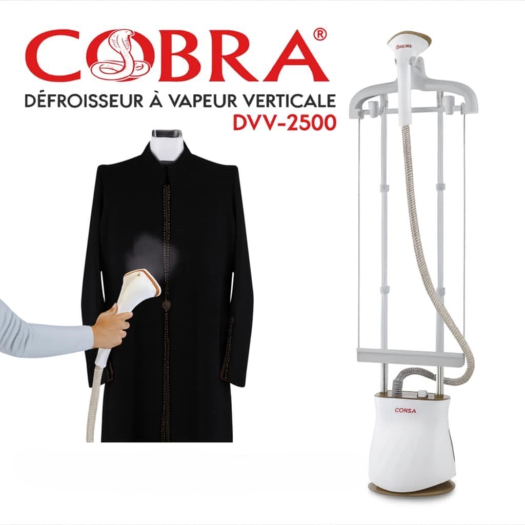 Defroisseur a Vapeur Pro 2400W Pro Cobra DVV-2500