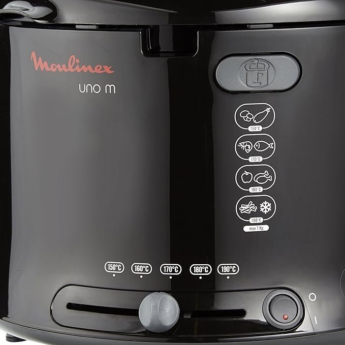 Friteuse 1.5L 1600W Uno Noir Moulinex Originnal AF125810 – Image 3