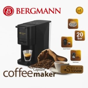 Cafetière 3 en 1 Multi-Capsules 20Bar 1350W Bergmann B2025