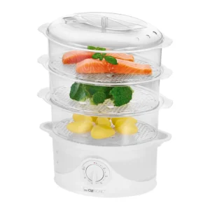 Cuiseur Vapeur Avec Minuterie 1.5L 800W Clatronic DG3665