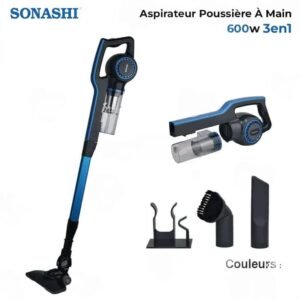 Aspirateur Balai 3 en 1 Sonashi 600W SONASHI SVC-9032
