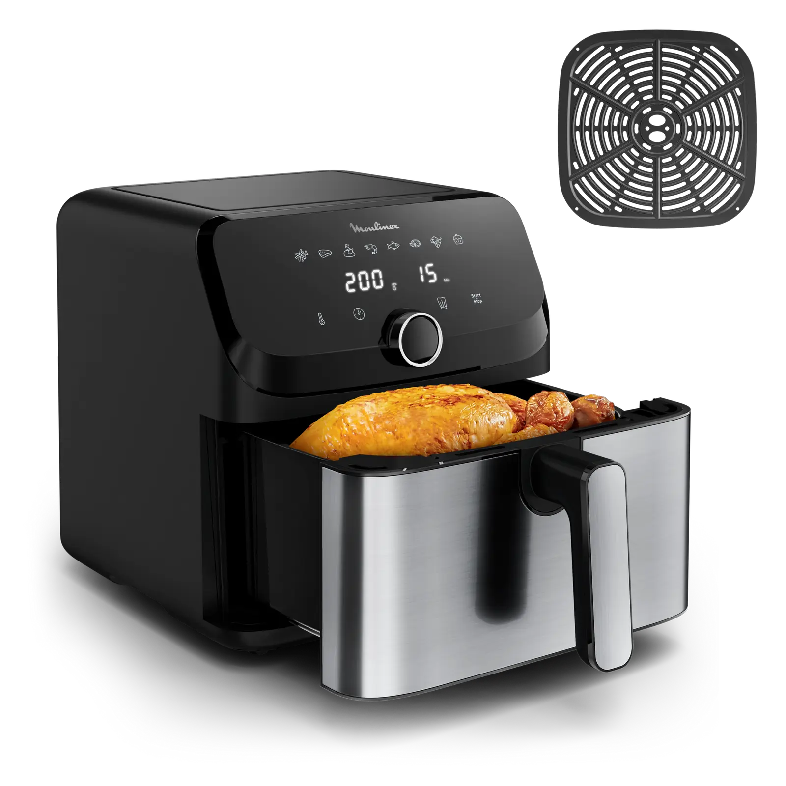 Air Fryer 7.5 L Easy Fry Mega Moulinex EZ855D20