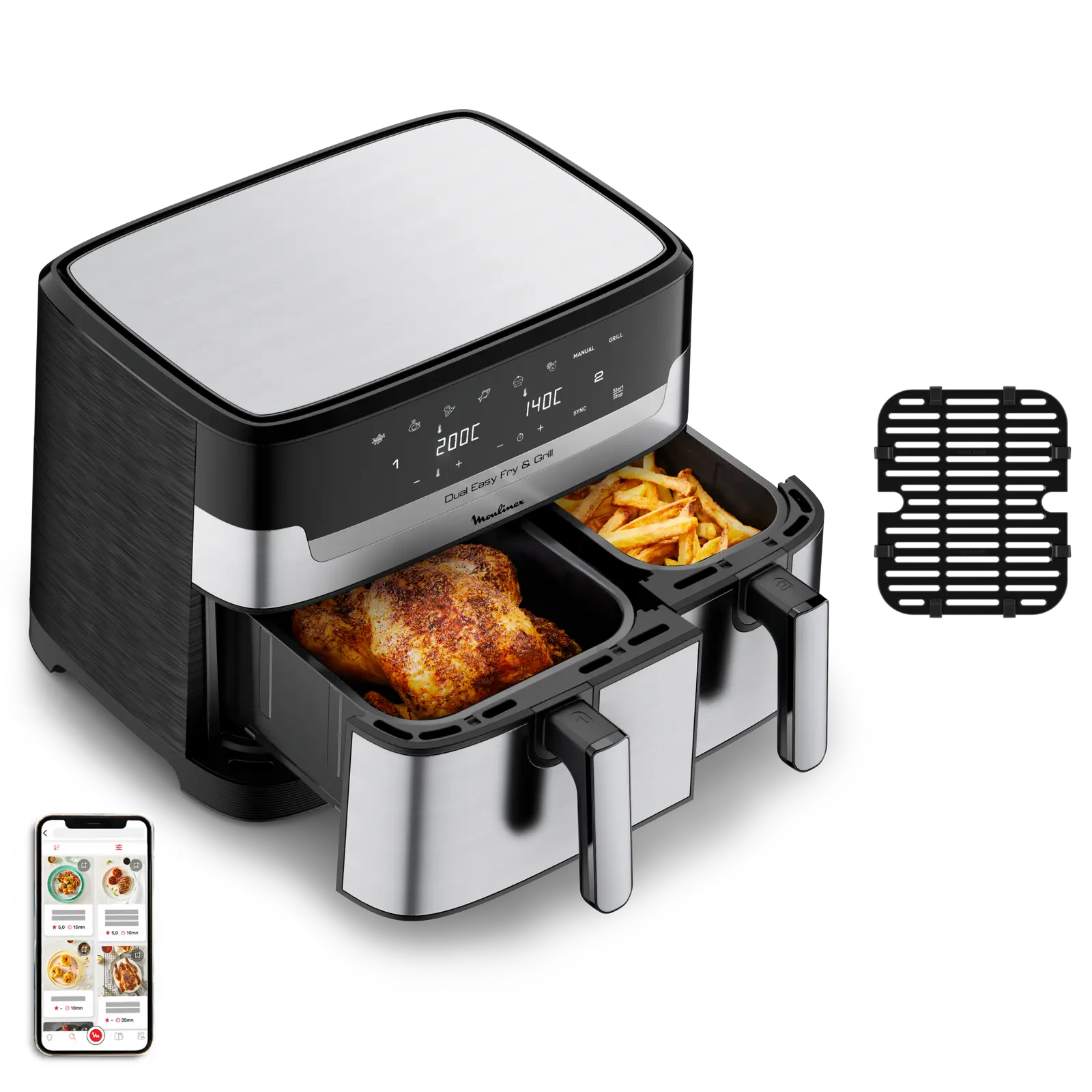 Friteuse Électrique 8.3L 2450W Moulinex EZ905D20