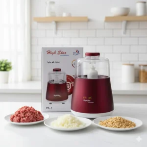 Hachoir Multifonctions 4 en 1 HIGH STAR Technologie 350WATT Rouge