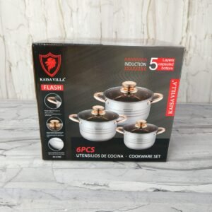 Série 6 Pcs Luxe En INOX Kaisa Villa