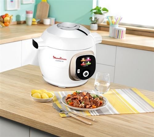 Cookeo Blanc Moulinex 180 recettes 1600W Original Ref CE85BA10 – Image 4