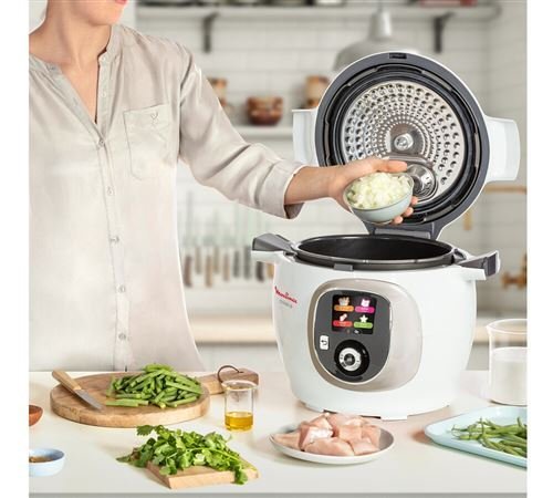 Cookeo Blanc Moulinex 180 recettes 1600W Original Ref CE85BA10 – Image 9