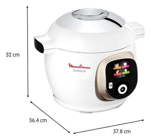Cookeo Blanc Moulinex 180 recettes 1600W Original Ref CE85BA10 – Image 10