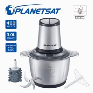 Hachoir inox 2 en 1 - 04 Lames 03L 400W PlanetSat PMC-1970