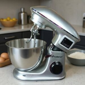 Pétrin Double Crochet Multismart 1500W 8L avec 04 Accessoires et afficheur LCD Multismart MS-SM2208