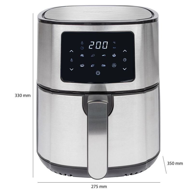 Friteuse À Air Chaud Avec Écran Tactile LED 5,5L 1400W PC-FR1239 H ProfiCook – Image 5