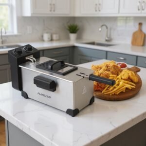 Friteuse inox 3L 2000W PlanetSat PSDF-301 Garantie 24 Mois