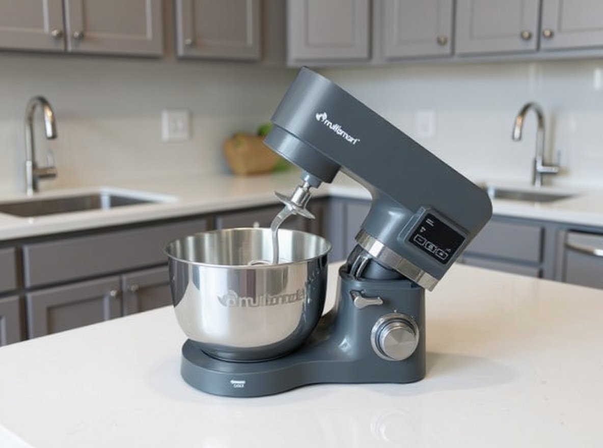 Robot Pétrin 6.2L 1500W avec 03 accessoires et afficheur LCD Multismart MS-SM2106 – Image 4