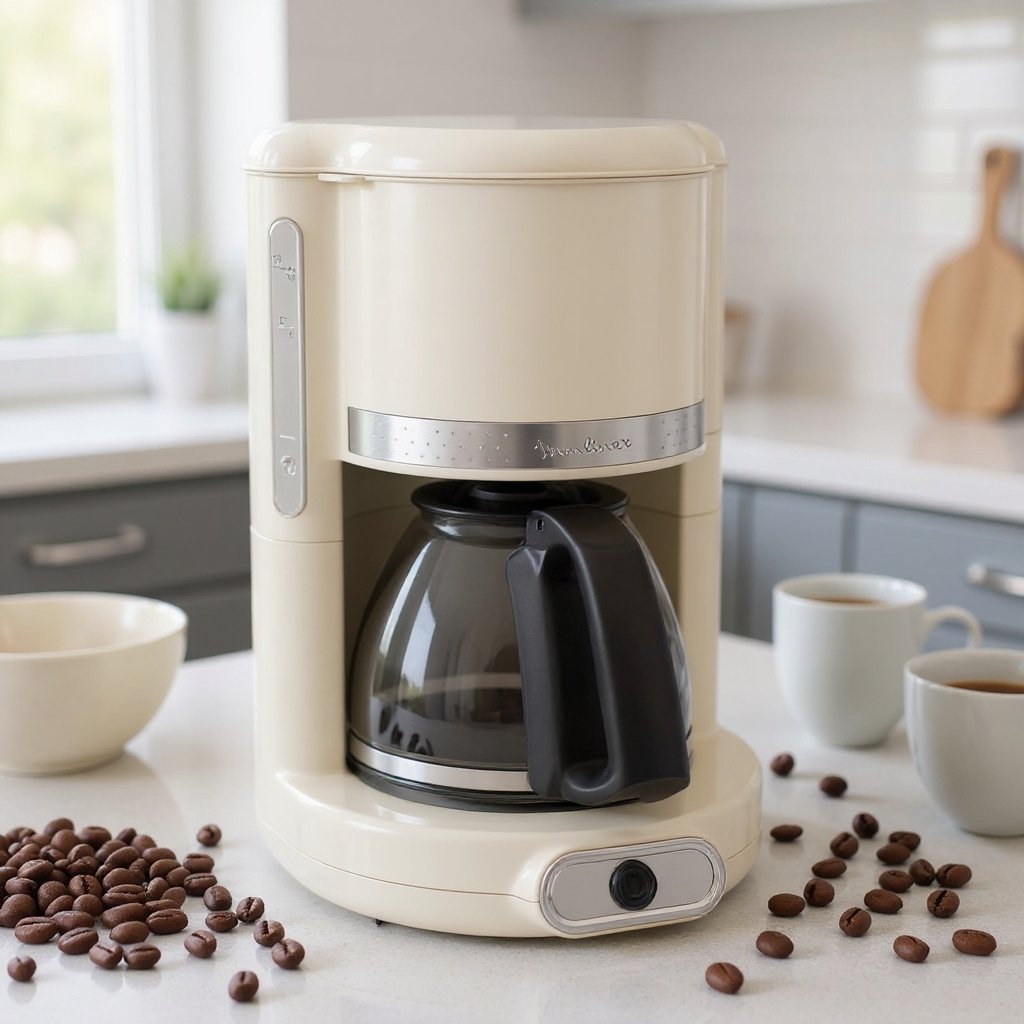 Cafetière Électrique 1000W 15Tasses 1.25L Moulinex FG381A10